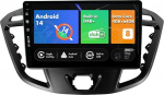 SXAUTO [sisseehitatud DAB] Android 13 autoraadio Ford Tourneo Transit Custom (2013-2021) - CarPlay Android Auto - Kaamera + mikrofon - 4G + 64G - 360-CAM roolijuhtimine WiFi DSP - 2 DIN IPS 9-tolline -