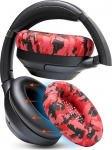 WC SweatZ XM3 - patenteeritud higikaitsega k&otilde;rvapadjad Sony WH1000XM3 jaoks WC | Silikoonist k&otilde;rvapadjad Sony WH-1000XM3 k&otilde;rvaklappidele | Higikindlus ja lihtne pesemine | Punane Camo