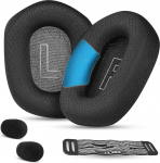 YunYiYi G733 asendusk&otilde;rvapadjad, mis &uuml;hilduvad Logitech G733 G335 G535 traadita m&auml;ngukomplektiga G733 Headband k&otilde;rvapadjad k&otilde;rvaklappidega