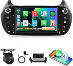 4GB + 128GB Android Autoradio Fiat Fiorino 2008-2016 Con Carplay, 7-tolline autoraadio stereo Con GPS Navi, WiFi, Bluetooth, RDS/FM raadio, USB, EQ, Mirrorlink, Canbus, tagumine kaamera ja mikrofon