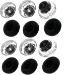 Rhinenet 6 x suured vahtkattega asendusk&otilde;rvaklapid Plantronics Voyager 5200 seeria / 5200 UC Bluetooth k&otilde;rvaklappidele