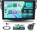8 Core 6G+128G Android Autoradio f&uuml;r Toyota RAV4 2007-2012 Wireless Carplay Android Auto Navi WIFI 360&deg; Panorama 9 Zoll Touchscreen Autoradio mit Mirror Link Bluetooth FM/RDS/DSP EQ/SWC R&uuml;ckfahrkamera