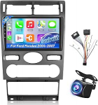 [2+64GB] Android autoradio Ford Mondeo 2004-2007, 9-tolline puuteekraaniga autoraadio koos Wirelss CarPlay & Android Car, WiFi, GPS, FM RDS raadio, tagurduskaamera.