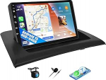 SIXWIN 4+64G Android 15 autoraadio BMW X3 E83 (2004-2012) jaoks koos Carplay/Android Auto/Mirrorlink, 9-tolline puutetundlik raadio WiFi/GPS/Bluetooth/FM/RDS/SWC/32EQ+ tagurduskaameraga + MIC