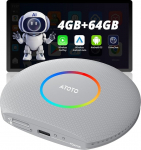 CB6 CarPlay AI Box Android 13, traadita CarPlay & Android Car Wireless koos/YouTube'iga, AI Dongle koos GPS j&auml;lgimisega, 4G LTE, 5G Wi-Fi, Dual Bluetooth, SIM ja TF kaart, 4G+ 64G, h&otilde;behall, h&otilde;bedane hall