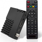 Hd-line DVB-S2 Mini satelliidi vastuv&otilde;tja - kasutusvalmis praegused kanalid, Full HD 1080p, HDMI/AV/USB/RS232, IR-EX tugi, Plug & Play, energias&auml;&auml;stlik, suure j&otilde;udlusega TV satelliidi vastuv&otilde;tja