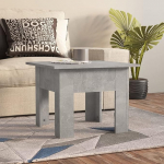 Susany Coffee Table, Sideboard, Side Table, Bedside Table, Telephone Stand, Living Room Table, Modern for Living Room, Bedroom, Concrete Grey, 55 x 55 x 42 cm, Chipboard