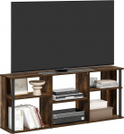 Furinno Classic TV-jalamu plastistangidega kuni 65-tollisele telerile, merevaigukollane/must, 29,79 (S) x 146,99 (L) x 60,10 (K) cm