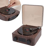 Bewinner The Waves Bluetooth m&auml;ngija, Waves Vintage plaadim&auml;ngija Bluetooth k&otilde;lar, kaasaskantav Mini Retro uneabi k&otilde;lar, Waves Retro plaadim&auml;ngija koos (v&auml;rvi