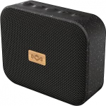 House of Marley Jammin Tragbarer Mini Bluetooth Lautsprecher - Kabelloser Lautsprecher mit 14 Std. Spielzeit, IPX5 Spritzwasserschutz & Freisprechfunktion - kompakt, nachhaltig gefertigt, Schwarz