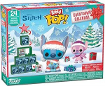 Funko Bitty Pop! Countdown kalender: Stitch Holiday - Lilo ja Stitch - Advendikalender - 24 p&auml;eva &uuml;llatus - Kogutav vin&uuml;&uuml;l minifiguur - Salap&auml;rane karp - kingiidee