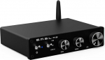 SMSL A12 Bluetooth 5.0 Stereo Audio Amplifier, Mini HiFi klassi D integreeritud 2-kanaliline v&otilde;imsusv&otilde;imendi koduk&otilde;laritele koos basside ja k&otilde;rguste juhtimisega 80Wx2 Infineon's MA12070
