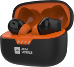 AGM Buds 3 True Wireless Bluetooth k&otilde;rvaklapid + laadija - k&otilde;rvaklapid, kerged, m&uuml;rasummutavad Bluetooth k&otilde;rvaklapid sisseehitatud mikrofoniga, 20 tundi m&auml;nguaega, Bluetooth 5.4