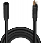 Pikenduskaabel e-jalgratta mootoritele, 9-poolne veekindel pikenduskaabel ratta mootoritele, mootorikaabel elektrijalgratastele (1,5 lame 1600 mm)