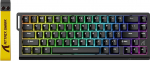 ATTACK SHARK X68 HE 8000Hz Rapid Trigger Keyboard, 0.01 mm RT Accuracy, Wired RGB 60% Gaming Keyboard with Magnetic Switches, Adjustable Actuation, Snap Tap, for PC/Mac, Black