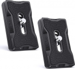 K&F CONCEPT Camera Quick Release Plate, 2 Pack alumiiniumist kiirlahendusplaat 1/4-tollise keermega, Arca-Swiss kiirlahendus s&uuml;steem enamiku statiivide, statiivide pea, DSR/DSRL kaamerate jaoks