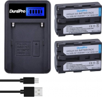 DuraPro NP-FM500H aku + LCD USB laadija Sony a99,a77,a58,a57,a65,a68,a200,a300,a350,a450,a500,a550,a560,a700,a850,a900 kaameratele