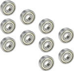 TUZUK 6906ZZ 6906ZZ Ball Bearings Sealed 30 x 47 x 9 mm Pre-Lubricated Chrome Steel / Rubber Double Seal 6906ZZ Deep Groove Ball Bearing Pack of 10