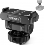 NEEWER Mount Adapter, mis &uuml;hildub DJI Osmo 360 / Action 5 Pro/4/3, magnetiline kiirvahetusega metallist adapteri hoidja 160&deg; kallutusega tegevuskaameratele, kuuma kinga, 1/4-tolline keermega, AC012