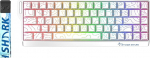 GK GAMAKAY x NaughShark NS68 Rapid Trigger Wireless Gaming Keyboard, BT/2.4GHz/Wired 8KHz 0.01 mm RT, Hall Effect Outemu Peach Crystal Magnetic Switch klaviatuur (White Side Printed, Triple Mode)