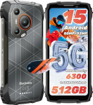 Blackview BL7000 5G V&auml;limaa mobiiltelefon ilma lepinguta, 24GB+512GB MTK Dimensity 6300, Android 15 V&auml;limaa nutitelefon, 120HZ 2.4k FHD+ 6.78", 50MP+32MP ehitusplatsi mobiiltelefon, IP68/IP69K/NFC