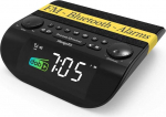 UP-Pro DAB+ Radiowecker mit Bluetooth & ASA Notfallwarnfunktion, Extra lauter 90 dB Weckalarm f&uuml;r Tiefschl&auml;fer, Doppelalarm, Snooze, White Noise, Stereo Lautsprecher,Gro&szlig;es dimmbares Display