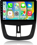 9-tolline Android autoradio Peugeot 207 2006-2014 jaoks - Android auto, juhtmevaba Carplay, Bluetooth, GPS navigatsioon, WiFi DSP raadio - puuteekraan, roolijuhtimine, Dual USB