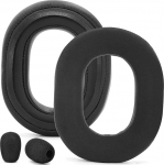 BlackShark V3 k&otilde;rvapadjad ja mikrofoni vaht vahetus k&otilde;rvapadjad, mis &uuml;hilduvad Razer BlackShark V3 / V3X juhtmevaba ANC m&auml;ngukomplektiga (mitte Razer BlackShark V3 Pro jaoks)