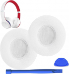 Asendatavad k&otilde;rvapadjad Beats Solo 2 & Solo 3 juhtmeta/juhtmega k&otilde;rvaklappidele Memory Foam k&otilde;rvapadjad M&uuml;raisolatsiooni vaht Vastupidav nahk Valge