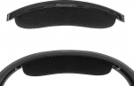 Geekria Velour Headband Pad Compatible with Astro A50 Gen 4 Headphones Headphone Replacement Band Headset Pillow Repair Part (Black)