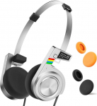 iKF R3 traadita Bluetooth Retro k&otilde;rvaklapid, Vintage k&otilde;rvaklapid, kuni 60 tundi m&auml;nguaega, s&uuml;gav bass, eemaldatavad k&otilde;rvaklapid, kerge, &uuml;hendab kaks seadet s&uuml;learvuti/PC jaoks (h&otilde;bedane)