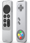 elago R4 Retro Case &uuml;hildub Apple TV 4K Siri Remote 3. p&otilde;lvkonna (2022) ja 2. p&otilde;lvkonna (2021) kaugjuhtimispuldiga - klassikaline juhtimispuldi disain [mittefunktsionaalne] (Hall)