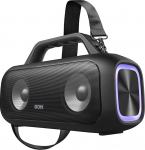 DOSS Extreme Boom S Bluetooth-k&otilde;lar 60 W v&otilde;imsa heliga, s&uuml;gava bassiga, 25 tundi m&auml;nguaega, energiapank, LED-valgustus, stereopaaride &uuml;hendamine, IPX6 veekindel, kaasaskantav muusikakast telkimiseks, rannale, aeda