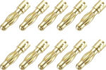 hankekaart Bananenstecker, 4 mm, Bananenstecker f&uuml;r Lautsprecher, Kabel, RC-Batterie, ESC-Motor, 10 St&uuml;ck