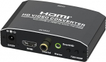 CS33L - Scart HDMI konverter koos Upscaleriga - teisendab analoog Scart signaali HDMI digitaalseks signaaliks k&otilde;rge resolutsiooniga (720P / 1080P) - &uuml;hildub vanade ja uute seadmetega.