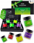 Hallingers Genuss Manufaktur Taimetoitlaste grillimaitseainete kinkekomplekt - 5 Premium v&uuml;rtsi grillimiseks ja grillimiseks elegantses kinkekarbis, v&uuml;rtsikomplekt "Veggie Mix", kingiidee meestele ja naistele, j&otilde;uludeks