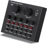 Live Sound Card, Second Generation V8 Bluetooth Computer, Live Broadcast, Voice Change Card - 112 Types of Electroacoustics, 18 Types of Sound Effects, 6 Effect Modes, 7 Types of Connection