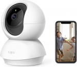 TP-Link Tapo C210 WiFi IP-kaamera (objektiivi liigutatav ja kallutatav, 3MP resolutsioon, 2-suunaline heli, &ouml;&ouml;vaatlus kuni 9 m, kuni 256 GB kohalik m&auml;lu SIM-kaardil) Valge
