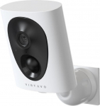 virtavo 2K valvekaamera, v&auml;ljas, aku, WiFi HD traadita kaamera, &ouml;&ouml;n&auml;gemine, WiFi, siseruumides, pikk ooteaeg, v&auml;rviline &ouml;&ouml;n&auml;gemine, t&ouml;&ouml;tab Alexaga, PIR, 2-suunaline heli, pilve/SD m&auml;lu