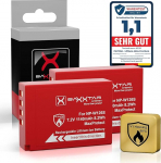 Baxxtar Pro 2X aku NP-W126S (1140mAh) - MaxProtect seeria NTC anduriga, V1 kaitsekott - &uuml;hildub ideaalselt Fujifilm X-M5, X-Pro3, X100VI, X-S10, X-T20, X-T30 II, X-T5, X-T50, X-T50 ja