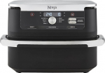 Ninja Foodi FlexDrawer Dual Zone Hot Air Fryer, Air Fryer 10,4 sektsiooniga ja eemaldatava vaheseinaga, mittekleepuva kattega, n&otilde;udepesumasinas ohutu korv, 7-in-1, must AF500EU