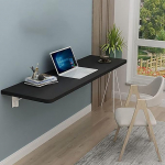 Wall-Mounted Folding Table for Kitchen & Small Spaces - Versatile Drop-Leaf Desk Floating Workbench - Space-Saving Multi-Functional Dining & Work Table