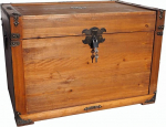 MYBOXES Aardelaekaubakirstu piraadikirstu kinkekarp Suurus 48 x 30 x 30 cm