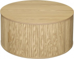 Calicosy &uuml;mmargune kohvilaud hoiuruumiga D75 cm - Ernest kollektsioon - Vintage ja praktiline disain - Elegantne MDF elutoa m&ouml;&ouml;bel
