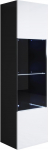 Muebles Bonitos Hanging Cabinet Luke Model V6 Black White (40 x 165 cm)