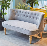 Sofas and Sofas Nordic Sofa Milk Tea Cafe Leisure Sofa Indoor Comfortable Sofa Suitable for Home Living Room Bedroom Sofa Bed for Living Room Corner Chair Bedroom Salon Office (Color : 1) (D)