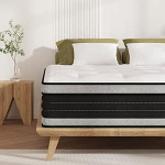 Madrats 160 x 200 cm, vedrumadrats H3 k&otilde;rgus 31 cm, 7-tsooniline ortopeediline taskuvedrumadrats Comfort Memory Foam kihiga, &Ouml;ko-Tex sertifitseeritud