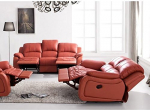 Mapo M&ouml;bel 5129-3+2-206 Full Leather Recliner Sofas