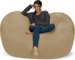 Chill Bag - Bean Bag Chair Druckknopfstiel Lounger Bean Bag, suur