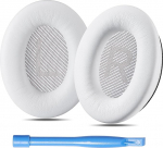 Accessory House k&otilde;rvapadjad, mis &uuml;hilduvad Bose QuietComfort 35 (QC35) ja QuietComfort 35 II (QC35 II) k&otilde;rvaklappidega.Valge nahk, suure tihedusega pehme vaht, mis suurendab vastupidavust (valge)